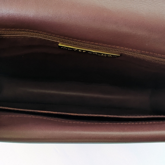 Vintage Cartier Bordeaux Leather Satchel - Picture 13 of 13